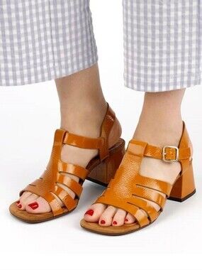 Chie Mihara leather cage sandals